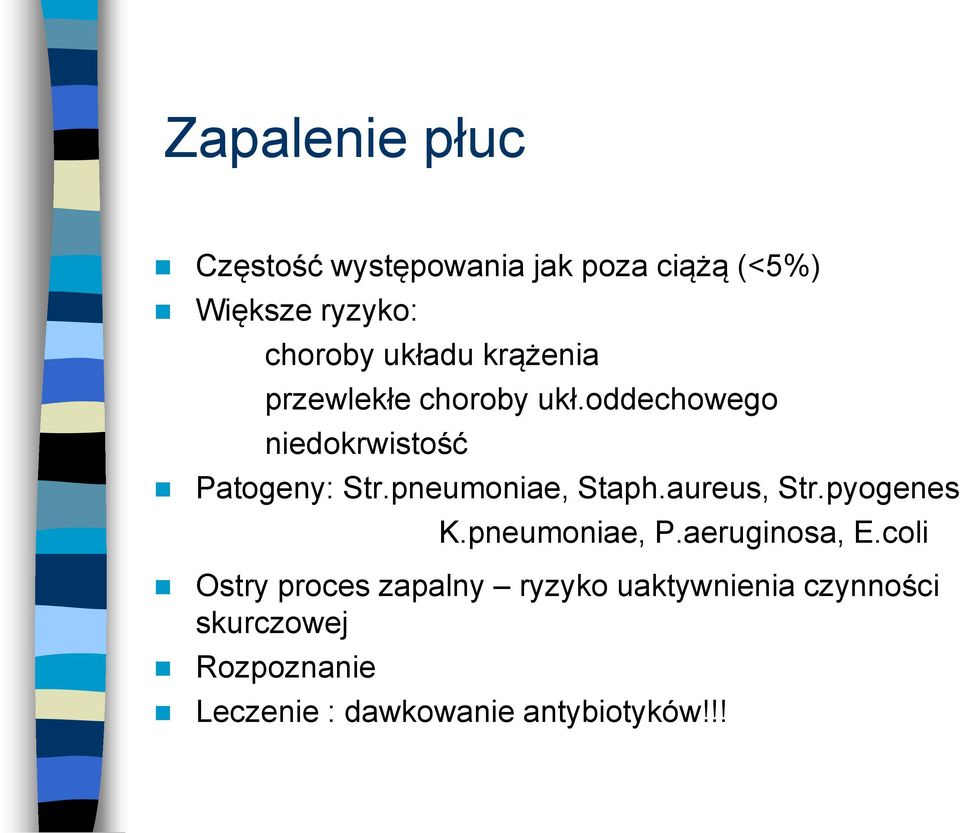 pneumoniae, Staph.aureus, Str.pyogenes K.pneumoniae, P.aeruginosa, E.