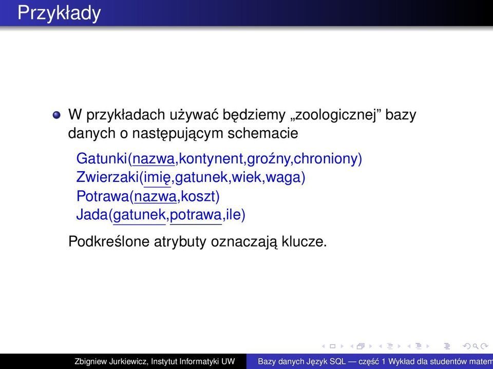 Gatunki(nazwa,kontynent,groźny,chroniony)