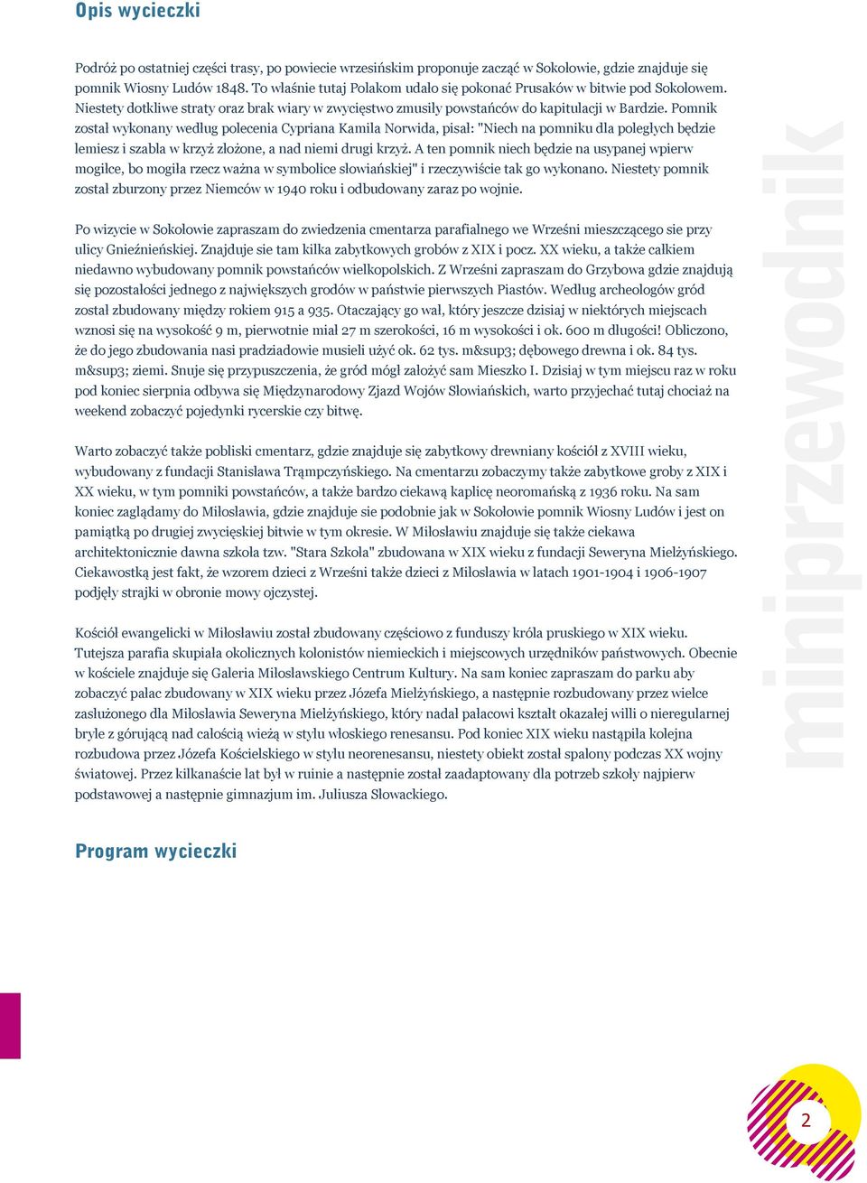 Pomnik został wykonany według polecenia Cypriana Kamila Norwida, pisał: "Niech na pomniku dla poległych będzie lemiesz i szabla w krzyż złożone, a nad niemi drugi krzyż.