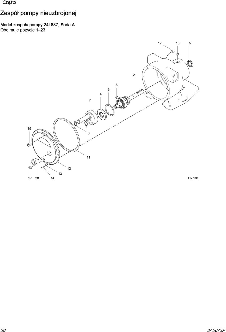 zespołu pompy 24L887,