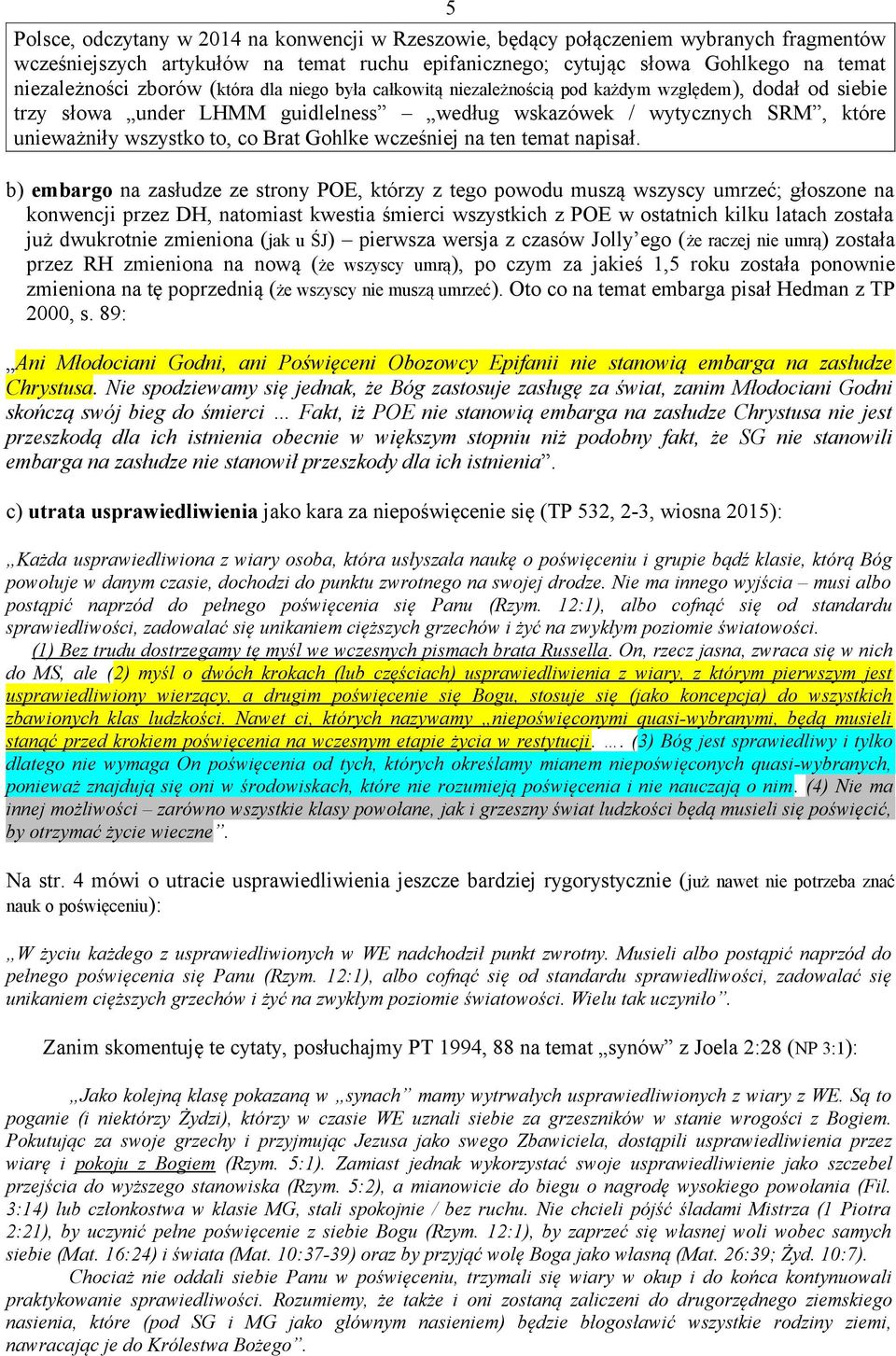 Gohlke wcześniej na ten temat napisał.