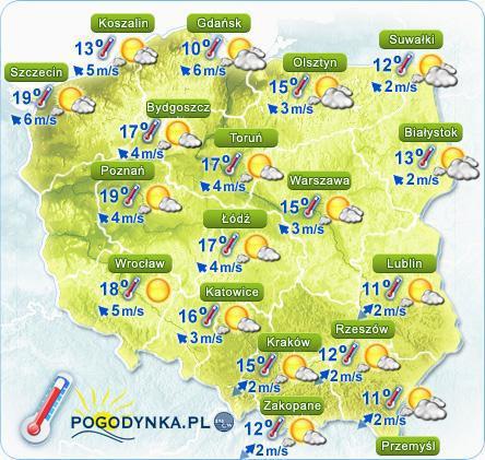 INFORMACJE HYDROLOGICZNO - METEOROLOGICZNE Stan wody na głównych