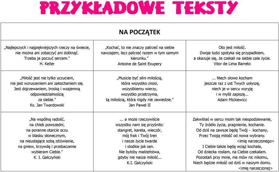 Dwoje ludzi spotyka się przypadkiem, a okazuje się, że czekali na siebie całe życie. Vitor de Lima Barreto Miłość jest nie tylko uczuciem, nie jest wzruszeniem ani zakochaniem się.