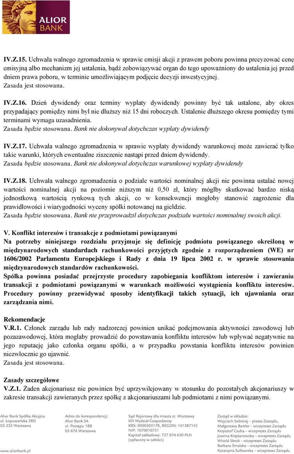 dniem prawa poboru, w terminie umożliwiającym podjęcie decyzji inwestycyjnej. IV.Z.16.