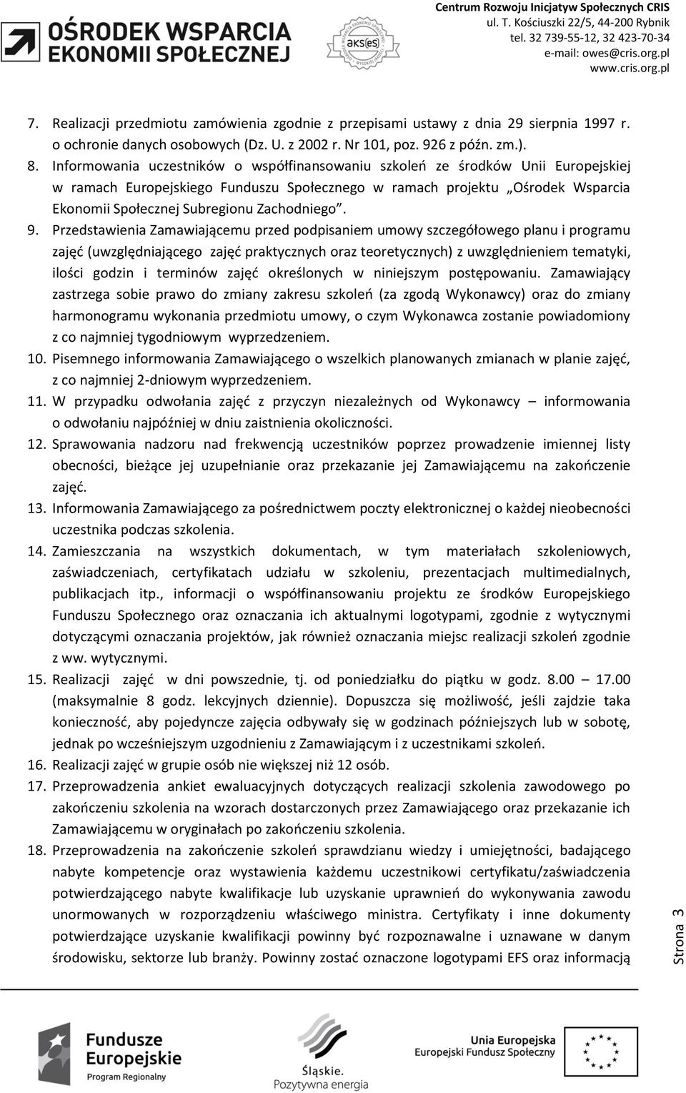 Zachodniego. 9.