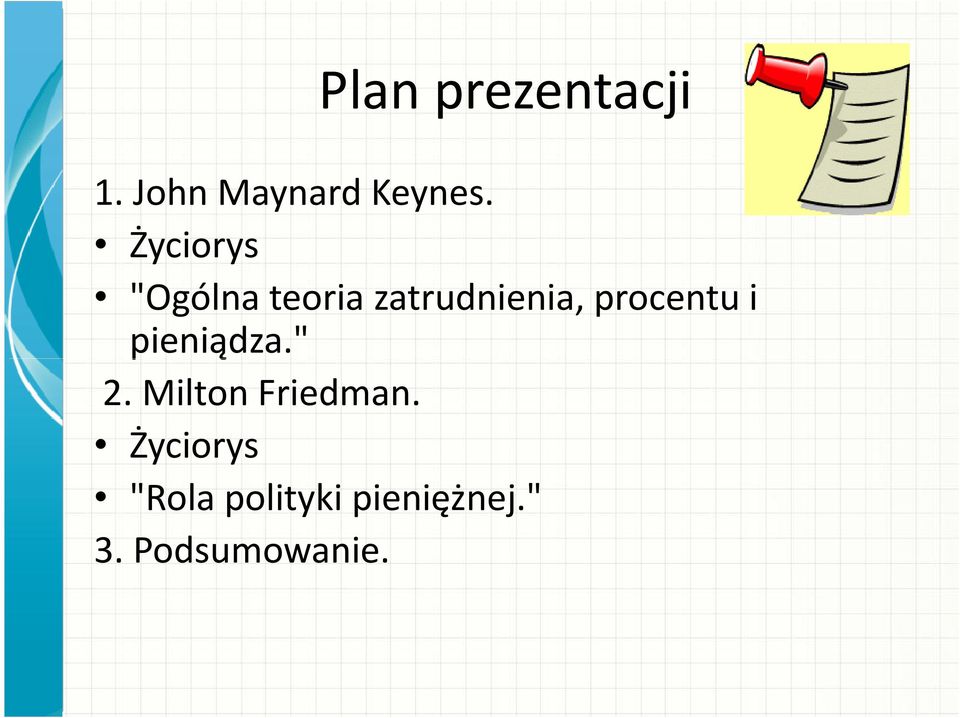 procentu i pieniądza." 2. Milton Friedman.