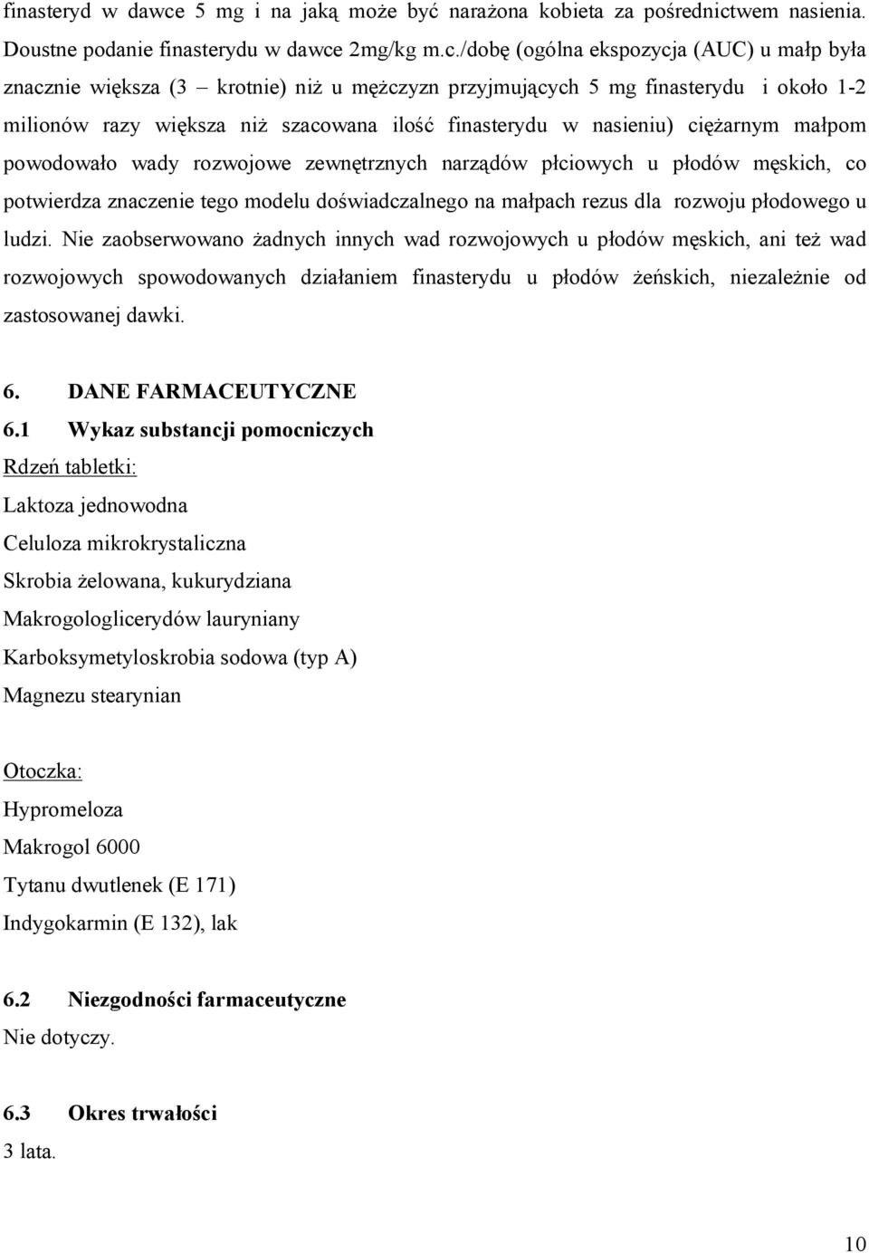 wem nasienia. Doustne podanie finasterydu w dawce