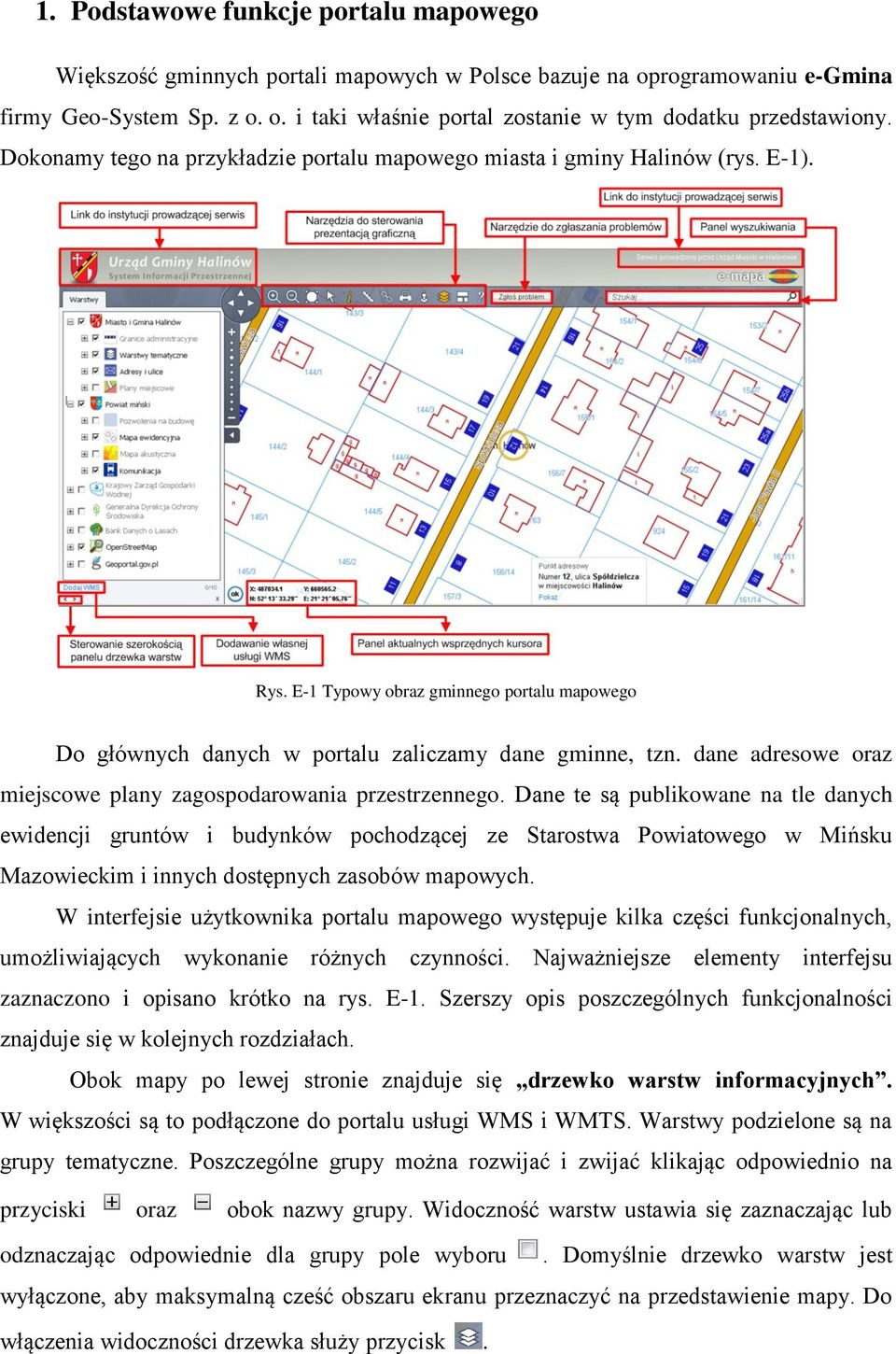 dane adresowe oraz miejscowe plany zagospodarowania przestrzennego.