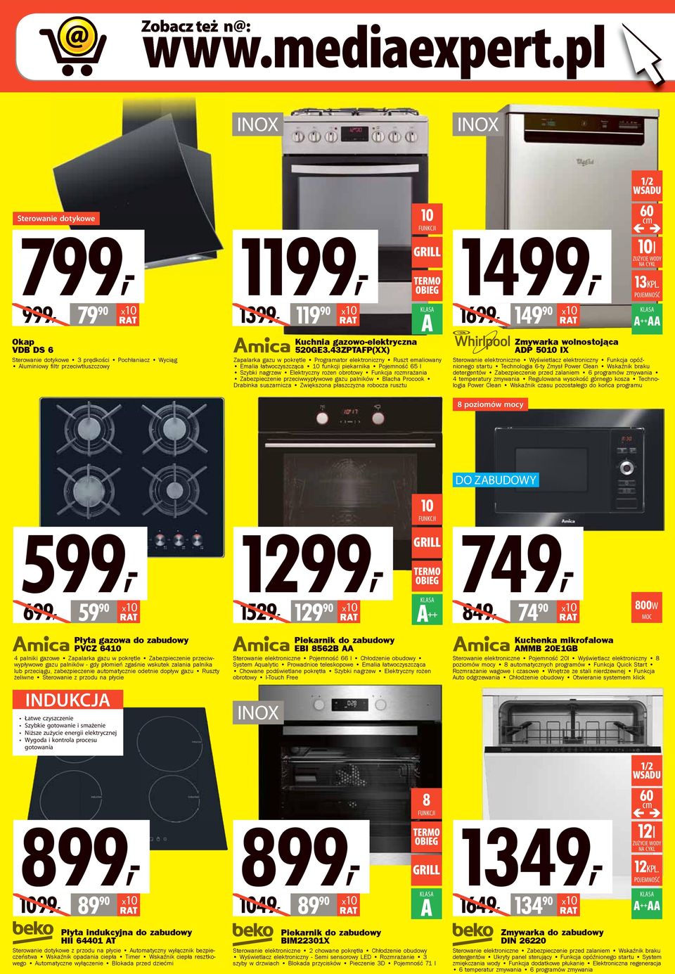 OBIEG A Kuchnia gazowo-elektryczna 520GE3.