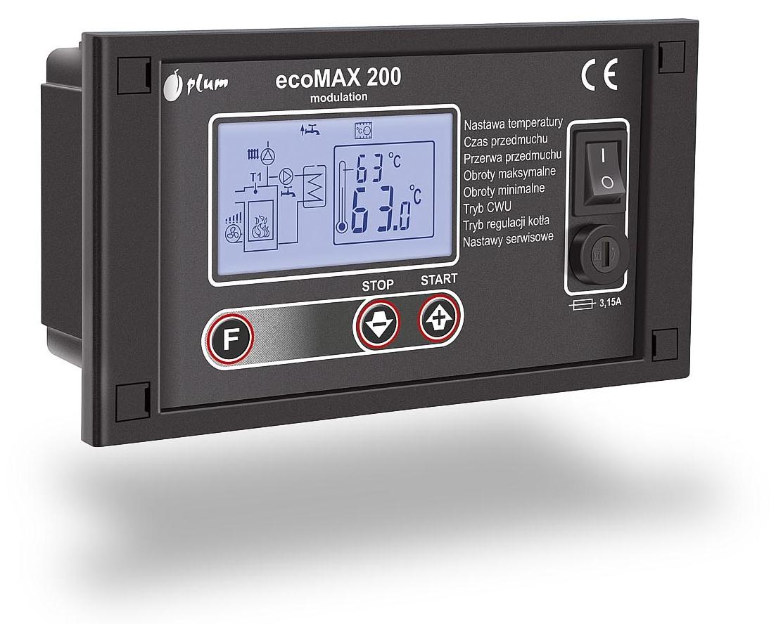Regulator kotła ecomax 200 W DO KOTŁÓW NA