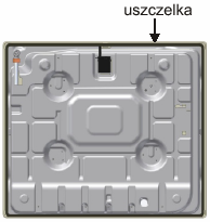 INSTALACJA Meble lub ściana pomieszczenia usytuowane po obu stronach płyty powinny znajdować się w odległości co najmniej 100mm.