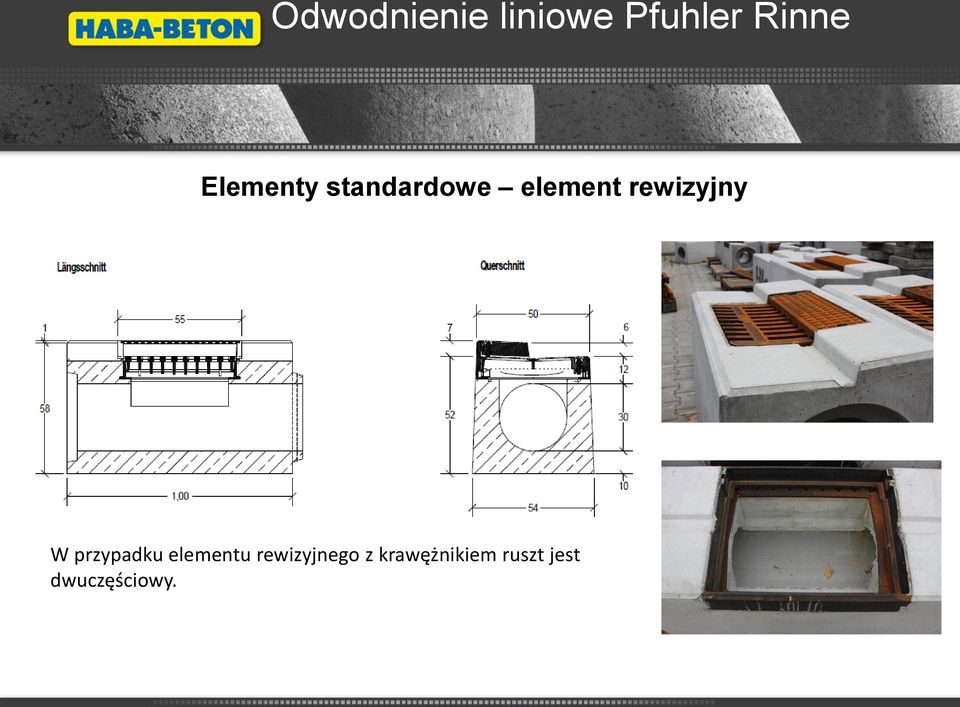 rewizyjny W przypadku elementu