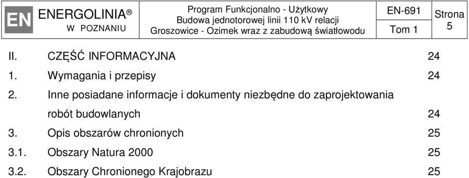zaprojektowania robót budowlanych 24 3.