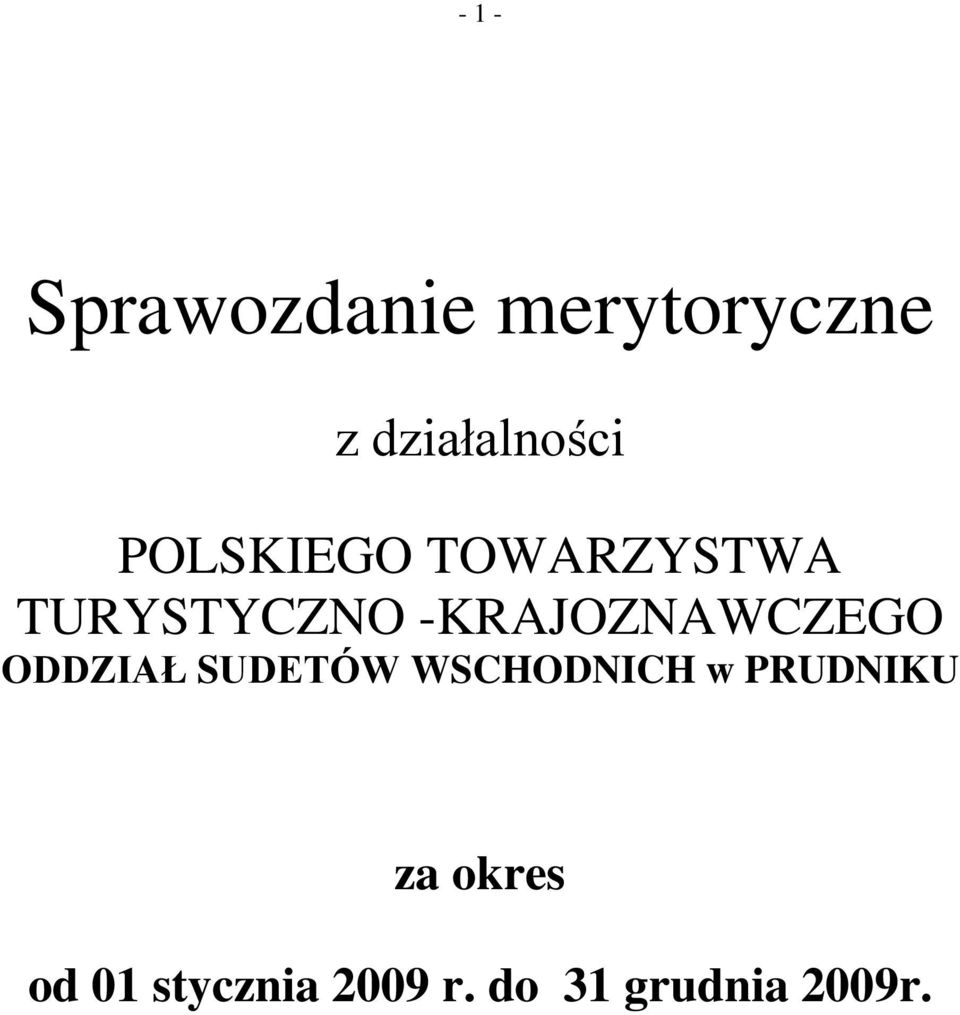 -KRAJOZNAWCZEGO ODDZIAŁ SUDETÓW WSCHODNICH w