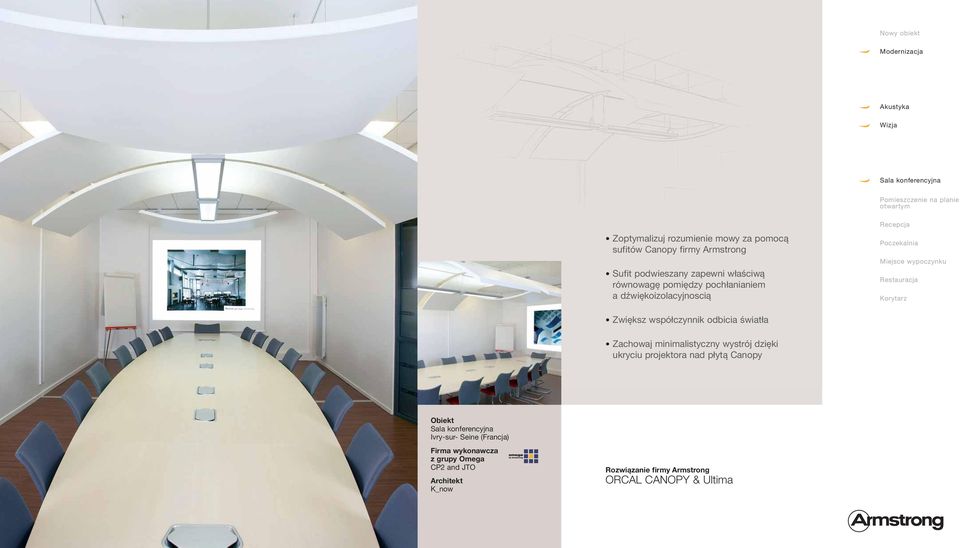 wypoczynku Restauracja Korytarz Zwiększ współczynnik odbicia światła Zachowaj minimalistyczny wystrój dzięki ukryciu projektora nad płytą Canopy