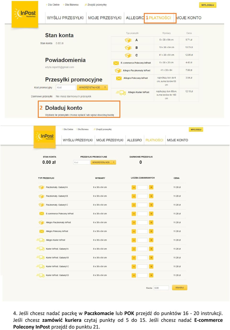 Instrukcja nadawania przesyłek przez platformę Manager Paczek: - PDF  Darmowe pobieranie