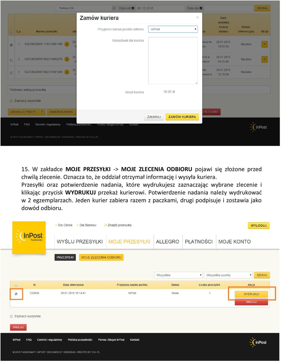 Instrukcja nadawania przesyłek przez platformę Manager Paczek: - PDF  Darmowe pobieranie