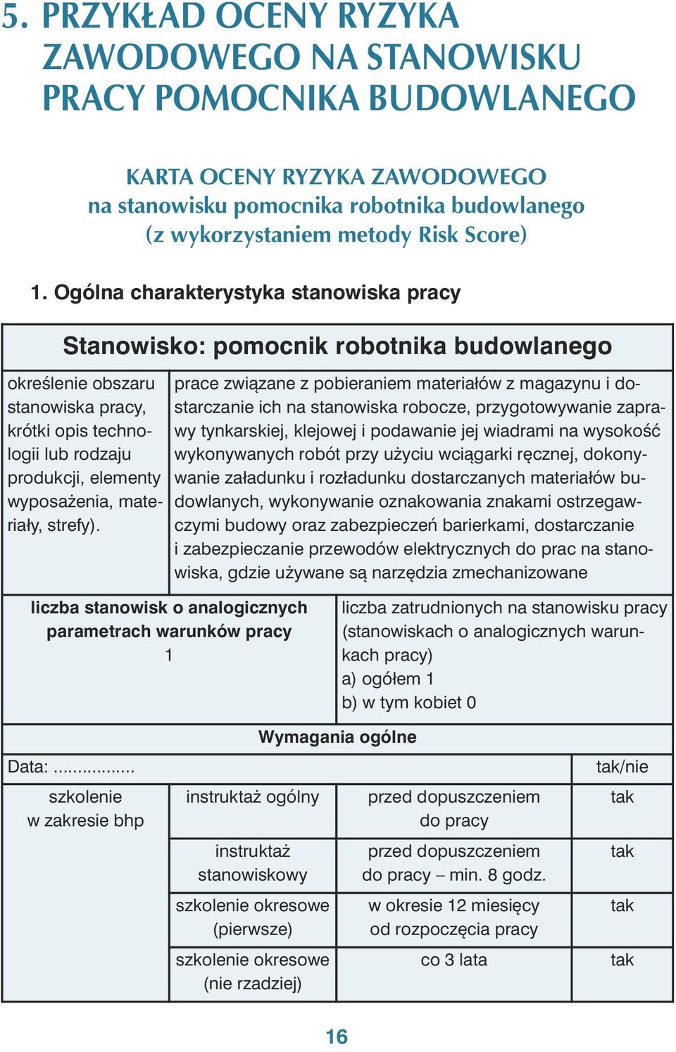 po sa że nia, ma te - ria ły, stre fy).
