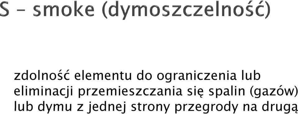 przemieszczania się spalin