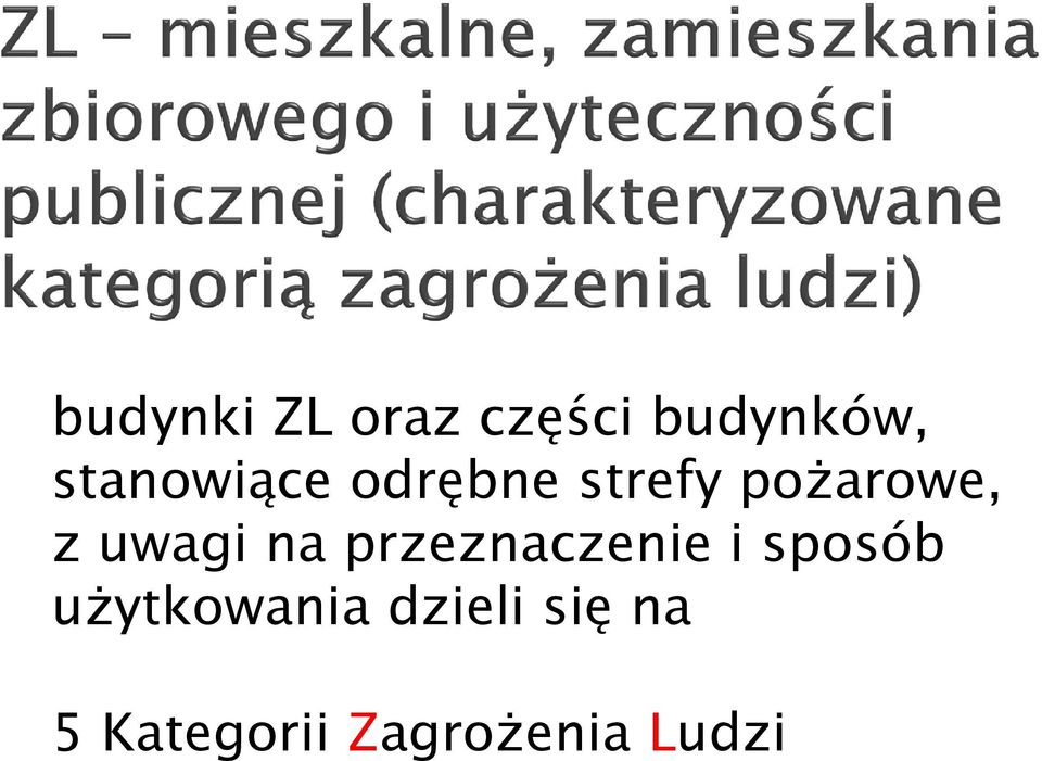 uwagi na przeznaczenie i sposób