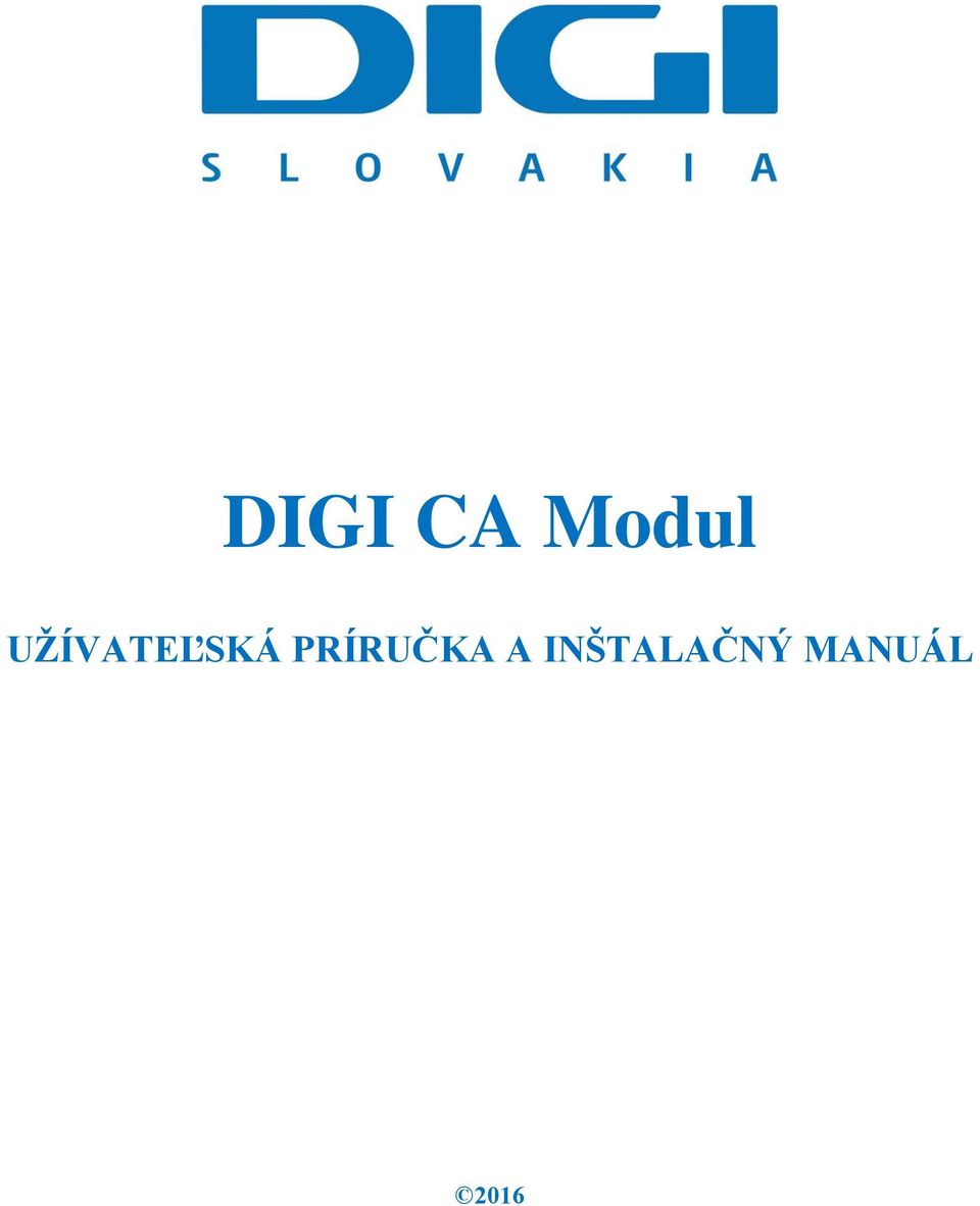 PRÍRUČKA A