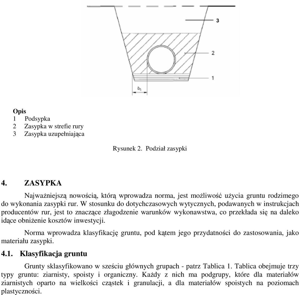 W stosunku do dotychczasowych wytycznych, podawanych w instrukcjach producentów rur, jest to znaczące złagodzenie warunków wykonawstwa, co przekłada się na daleko idące obniżenie kosztów inwestycji.