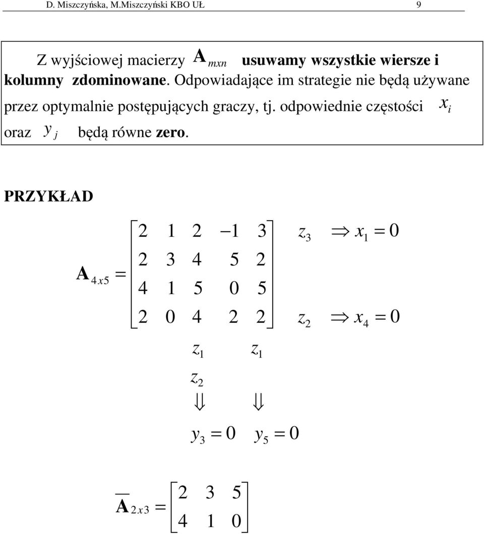 zdominowane.