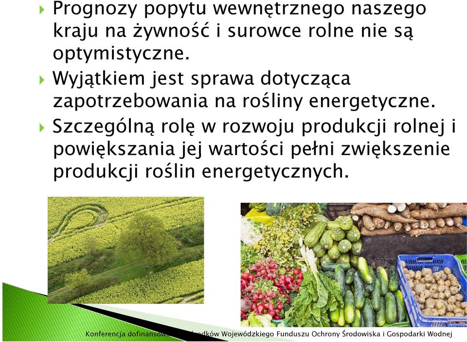 Szczególną rolę w rozwoju produkcji rolnej i powiększania jej wartości pełni zwiększenie