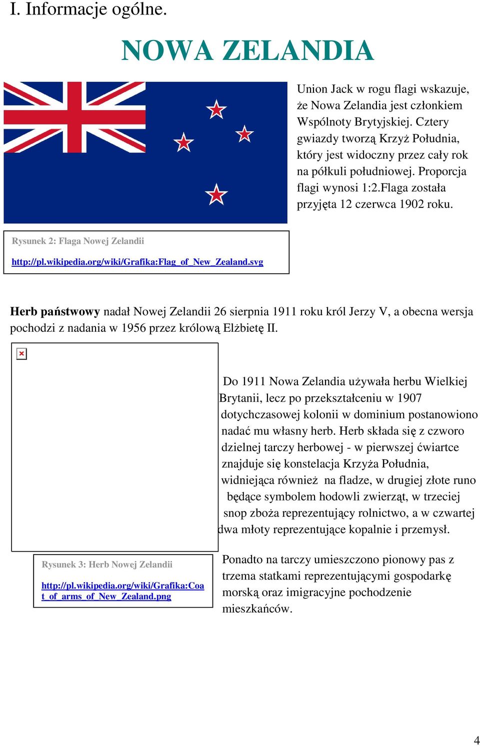 Rysunek 2: Flaga Nowej Zelandii http://pl.wikipedia.org/wiki/grafika:flag_of_new_zealand.