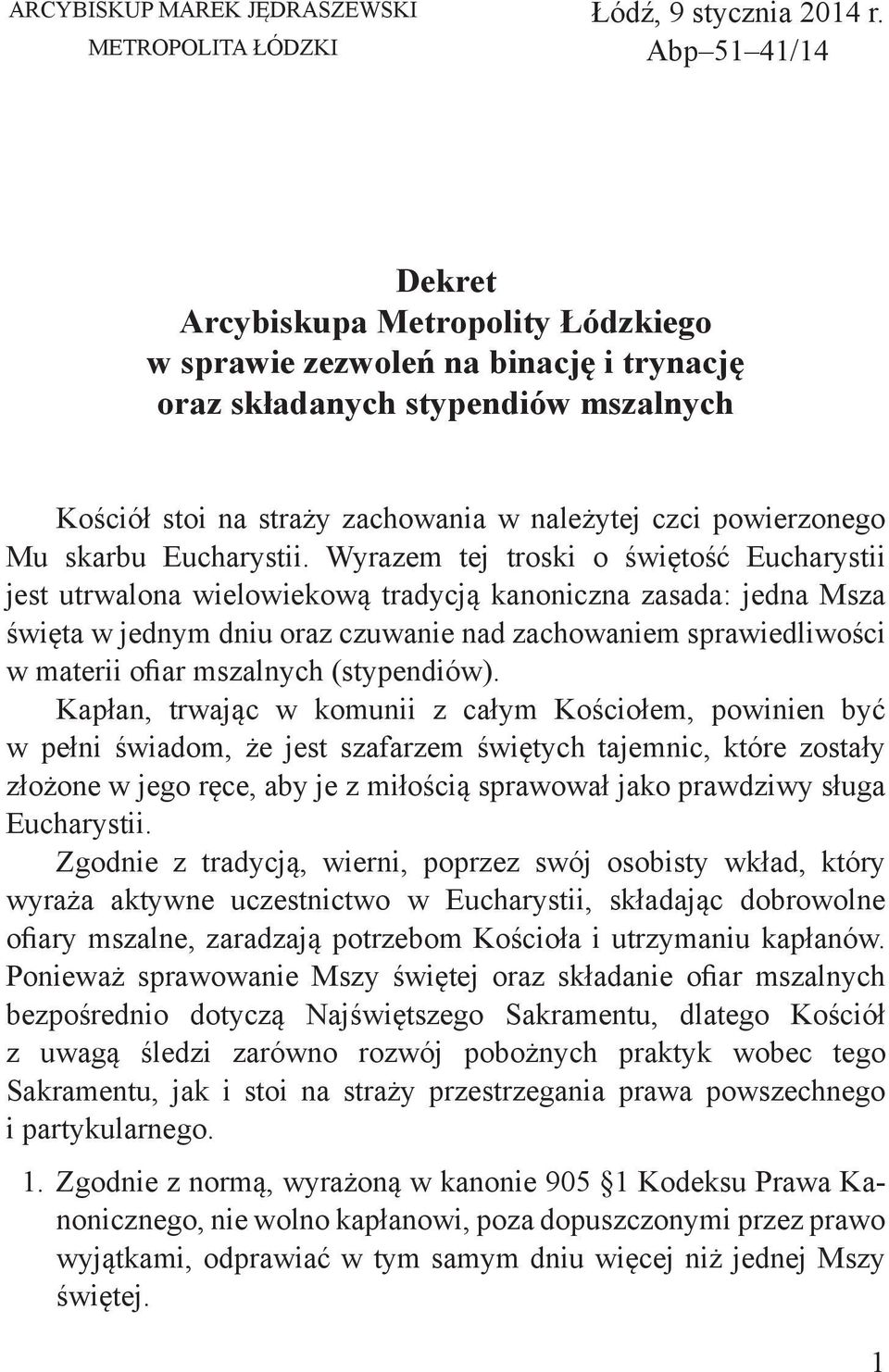 skarbu Eucharystii.