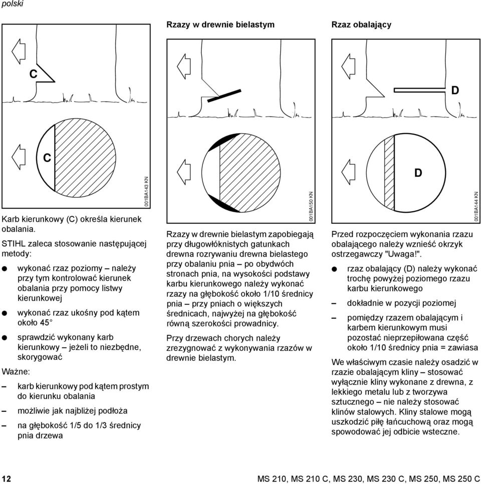 Stihl Ms 210 230 250 Instrukcja Uzytkowania Pdf Darmowe Pobieranie