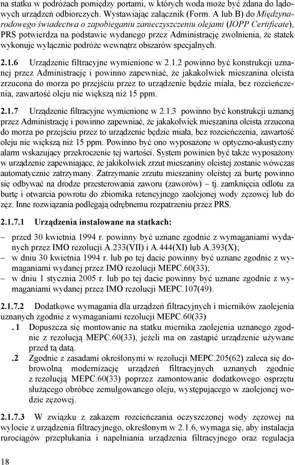 podróże wewnątrz obszarów specjalnych. 2.1.