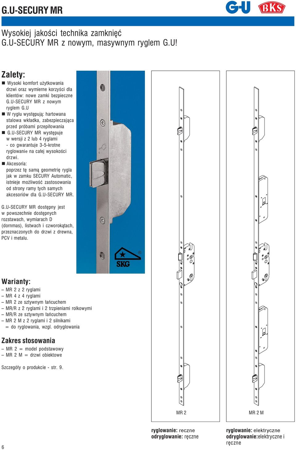 Bezpieczne zamki do drzwi. Wielopunktowe ryglowanie G.U-SECURY do drzwi z  drewna, PCV i metalu - PDF Free Download