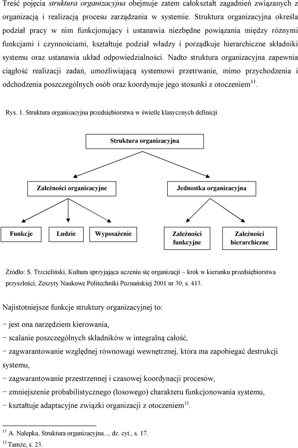 składniki systemu oraz ustanawia układ odpowiedzialności.