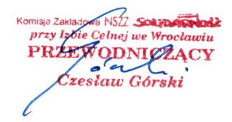nedzi@kat.mofnet.gov.pl 58-306 WAŁBRZYCH Ul. Ogrodowa 15 solid@home.pl Do wiadomości : Prezydent RP (listy@prezydent.pl), Prezes Rady Ministrów (kontakt@kprm.gov.pl), Szef Służby Cywilnej (sbrodzinski@kprm.