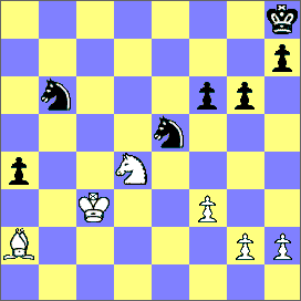 149.Obrona Nimzowitscha [E39] Mistrzostwa świata kobiet, Moskwa 1949 1950 Keller (NRD) Rudenko (ZSRR) 1.d4 Sf6 2.c4 e6 3.Sc3 Gb4 4.Hc2 0 0 5.Sf3 c5 6.dc5 Sa6 7.a3 Gc5 8.b4 Ge7 9.Gb2 b6 10.e3 Gb7 11.
