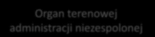 Brak podwójnego podporządkowania Organy terenowej administracji niezespolonej nie podlegają zwierzchnictwu wojewody, są jedynie podporządkowane odpowiednim organom
