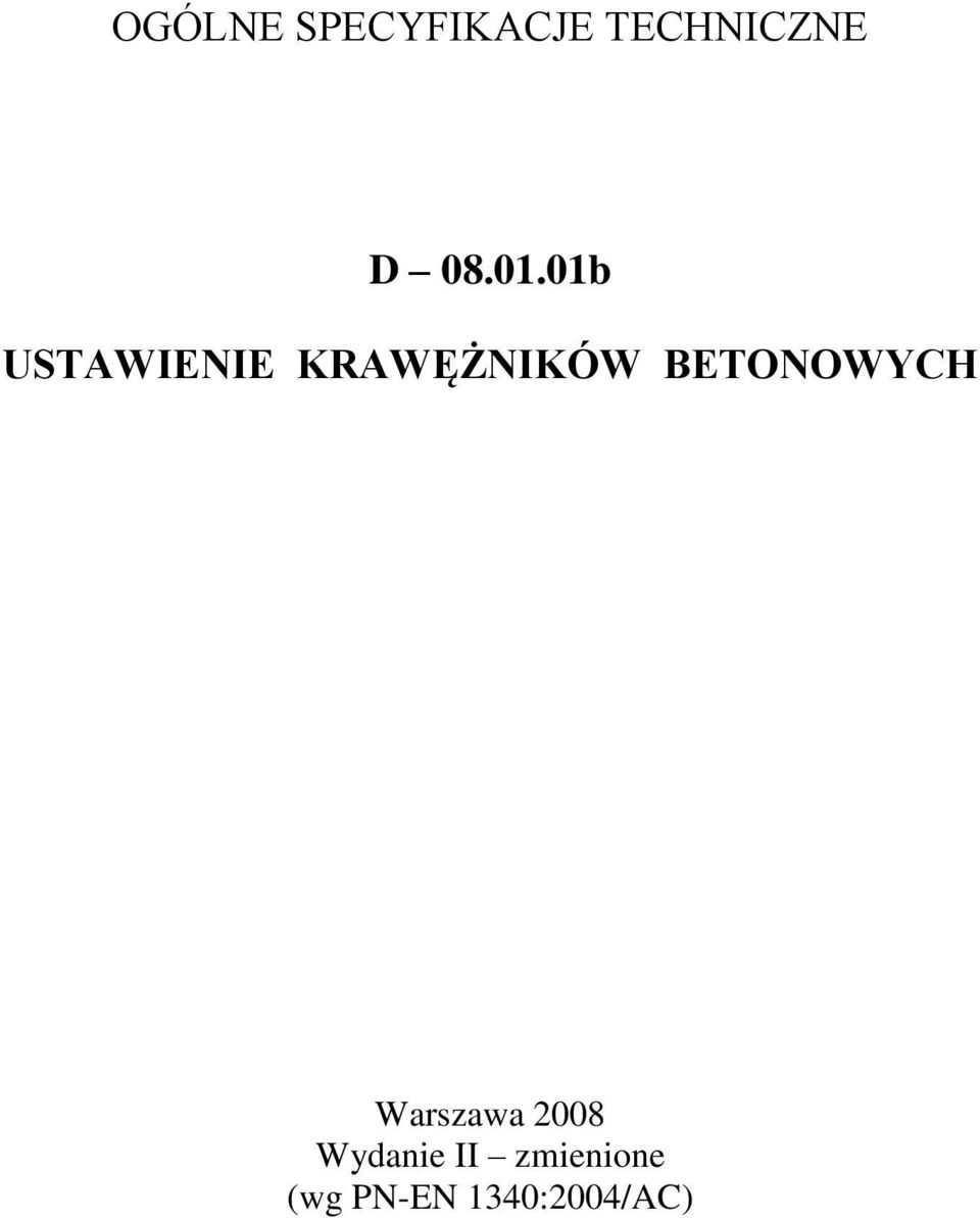 01b USTAWIENIE KRAWĘŻNIKÓW