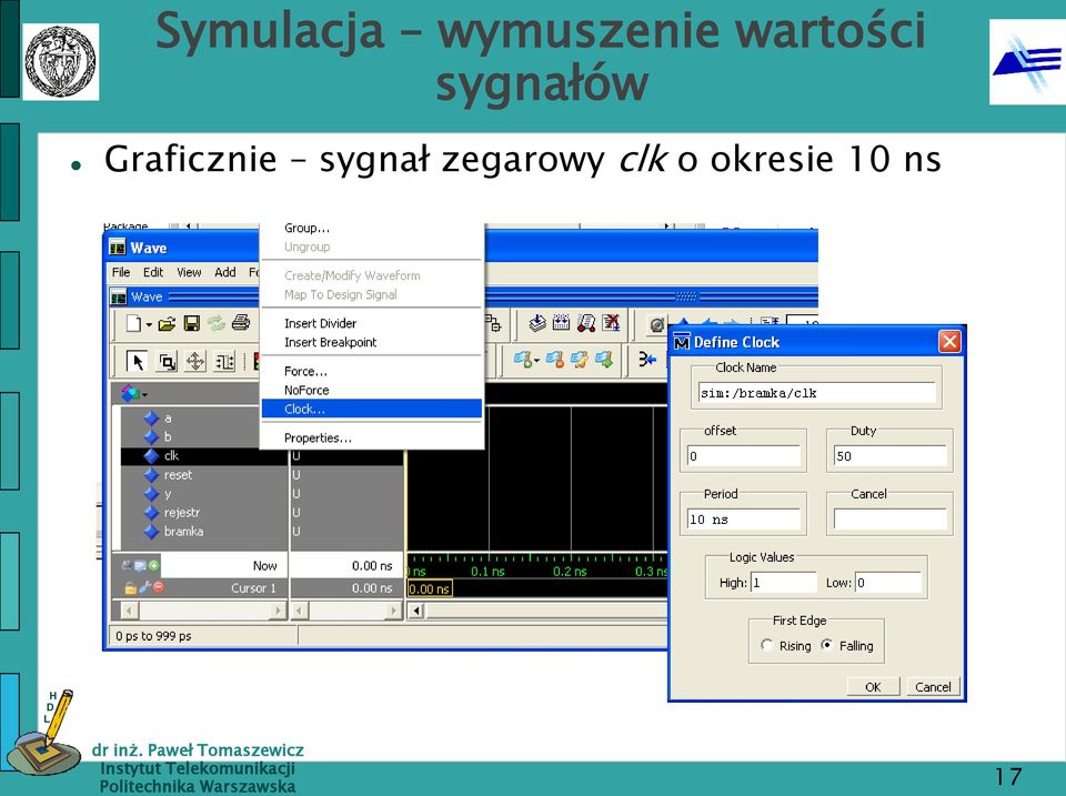 Graficznie sygnał