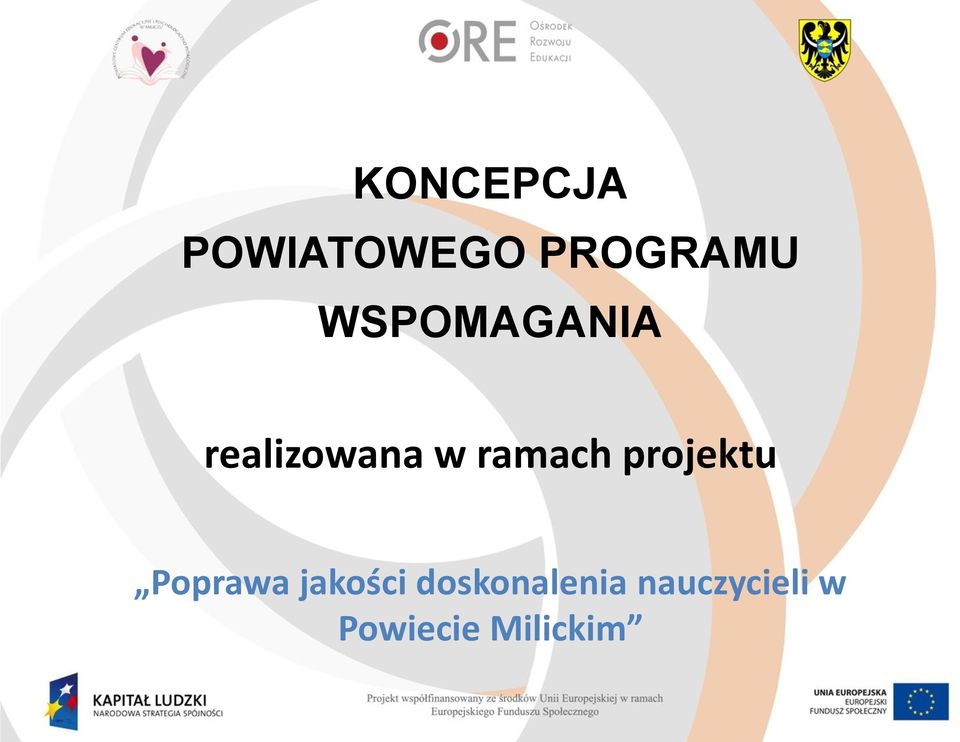 projektu Poprawa jakości