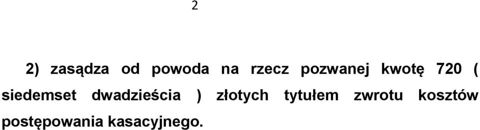 dwadzieścia ) złotych tytułem