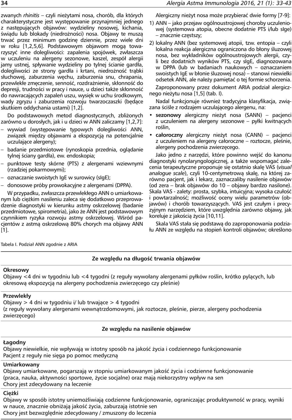 Podstawowym objawom mogą towarzyszyć inne dolegliwości: zapalenia spojówek, zwłaszcza w uczuleniu na alergeny sezonowe, kaszel, zespół alergii jamy ustnej, spływanie wydzieliny po tylnej ścianie