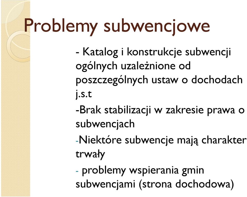 czególnych ust