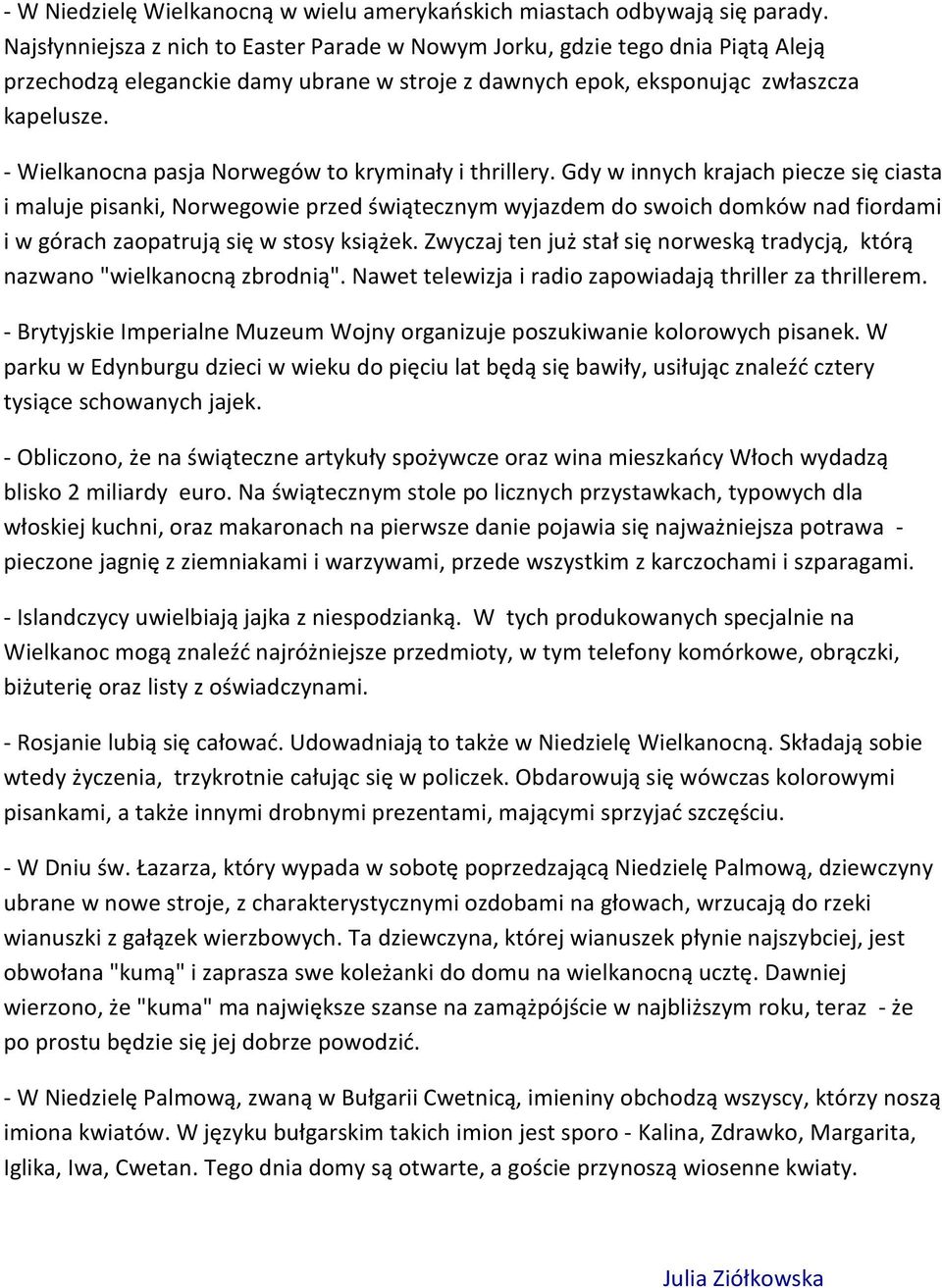 - Wielkanocna pasja Norwegów to kryminały i thrillery.