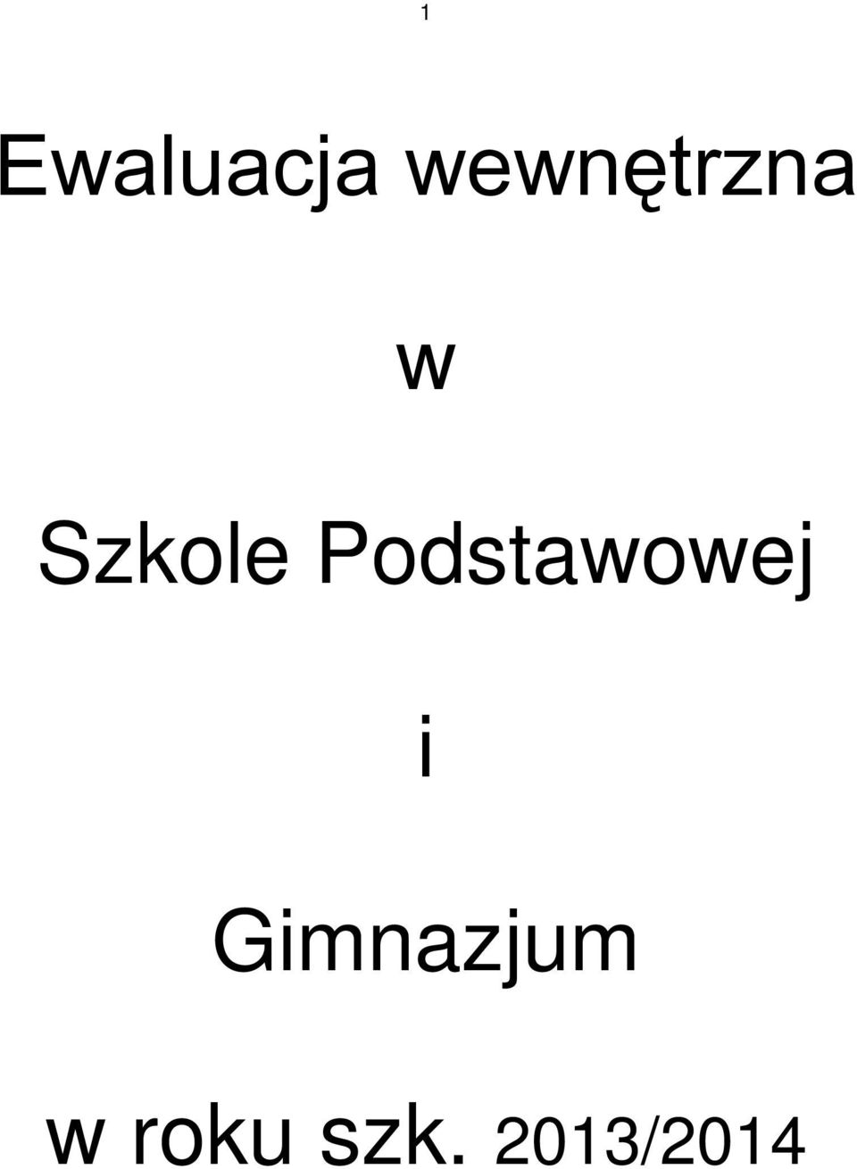 Podstawowej i