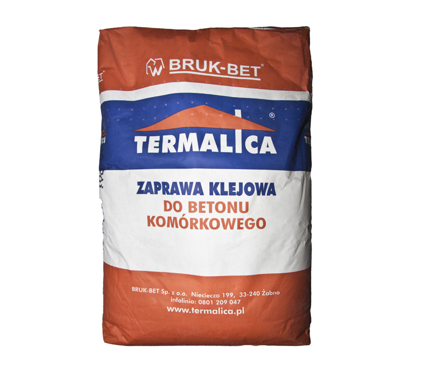 Poprawne murowanie Zaprawa do cienkich spoin TERMALICA 1.
