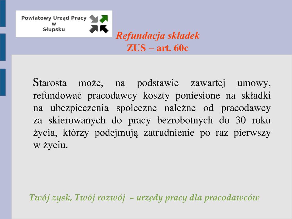 koszty poniesione na składki na ubezpieczenia społeczne należne od