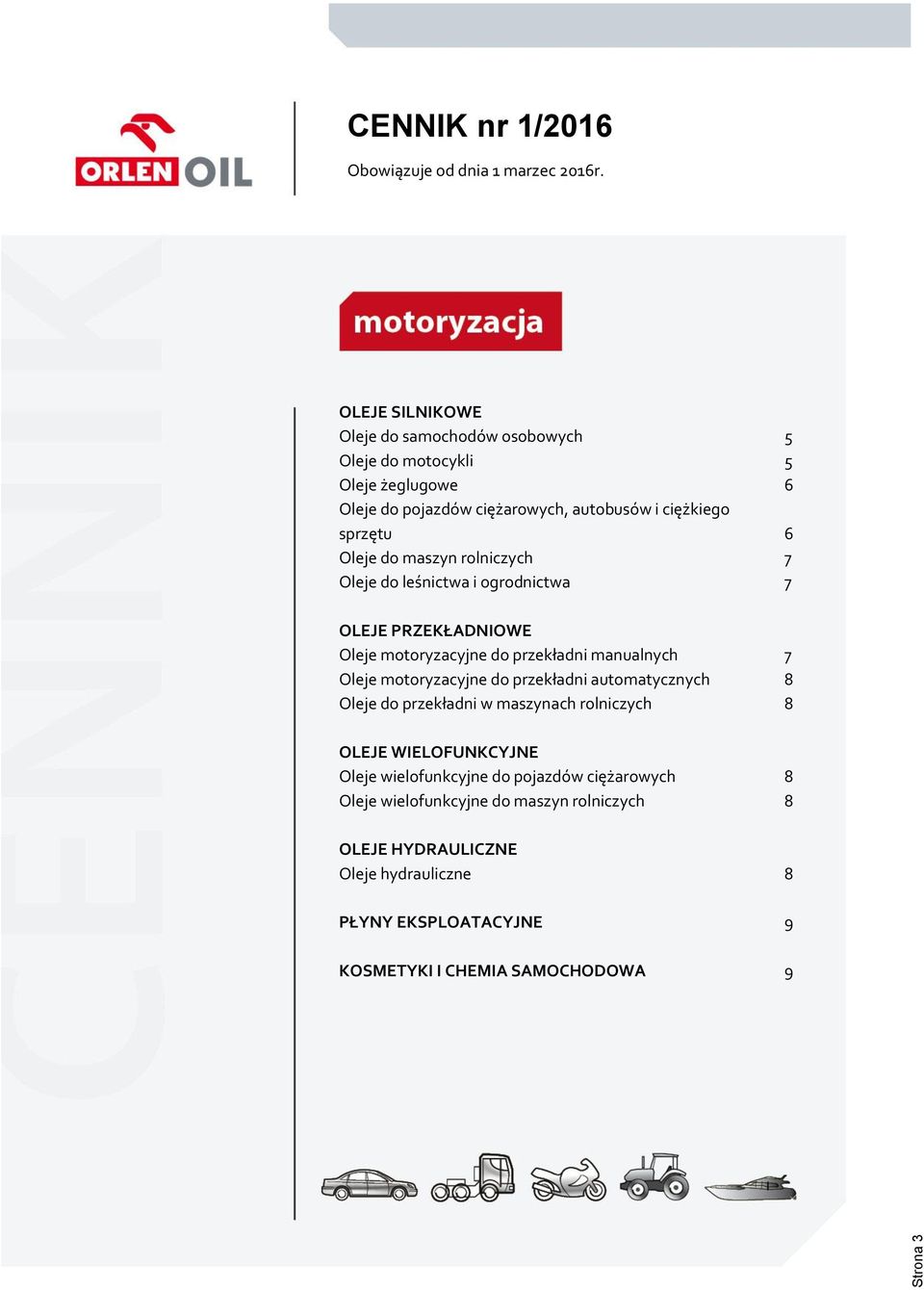 maszyn rolniczych 7 Oleje do leśnictwa i ogrodnictwa 7 OLEJE PRZEKŁADNIOWE Oleje motoryzacyjne do przekładni manualnych 7 Oleje motoryzacyjne do przekładni
