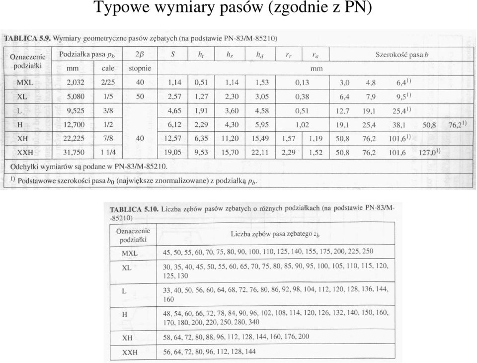 pasów