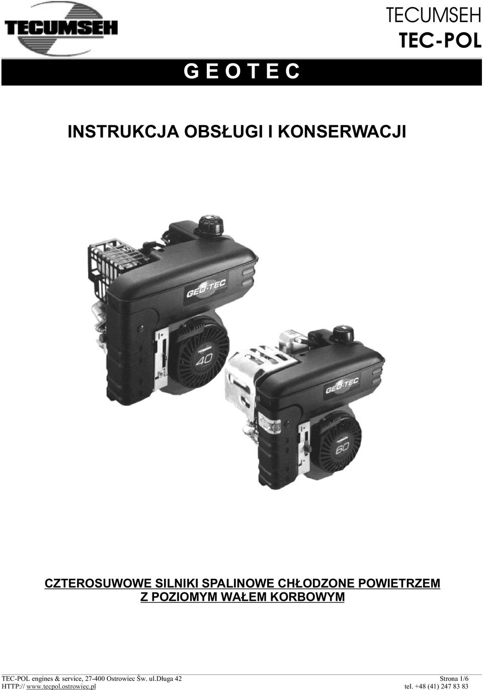 ODZONE POWIETRZEM Z POZIOMYM WA EM KORBOWYM